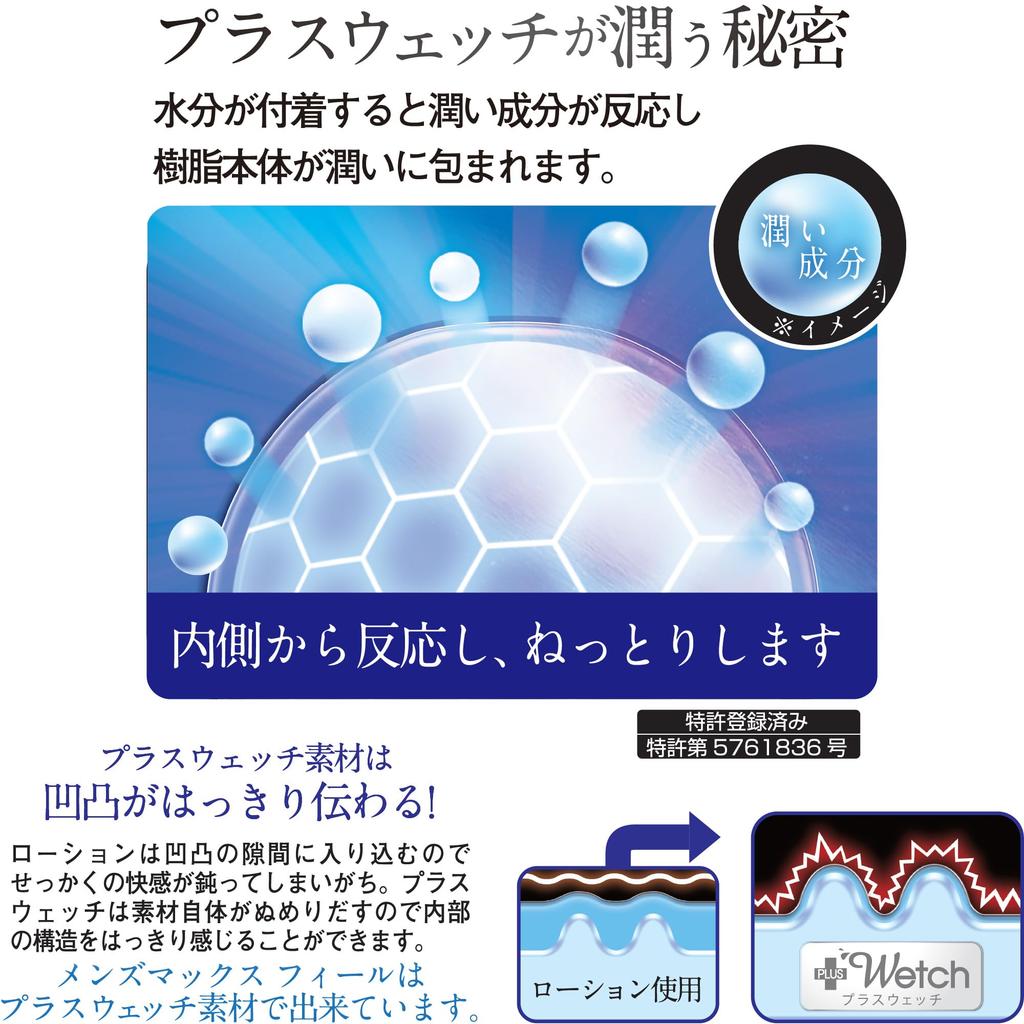 Max Feel Hard Twister Open Highly elastic and highly with a moisturizing hole that requires no includes a pocket Men's Model stimulating, lotion.