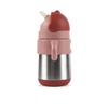 Meroware Baby Thermos with Stainless Steel Insulated Straw for Boys and New Matt Matte New Muted Baby Gift Straw, 270ml, Mug, Toddlers, Girls, Color,