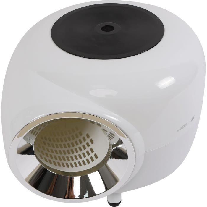 Maison De Toilette Pour Chat - Mpets - SPACE I Blanche - Ergonomique - Filtre Inclus - Facile À Nettoyer