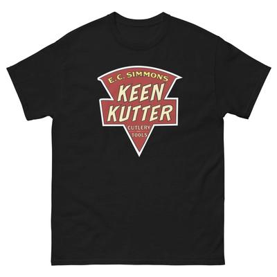 Keen Kutter Black Graphic 100% Cotton T-shirt Mens Tees Top Unisex Classic Tee