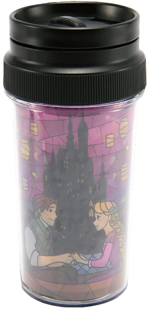 

Yaxel Disney Tumbler 400ml Rapunzel Stained Glass Style HOT COOL Mug IV &