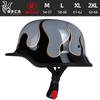 Vintage Motorcycle Half Helmet Men Women Retro German Style Urban Commuter Lightweight Safety