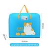 Kids Cartoon Cute Storage Bag For Bed Comforters With Oxford Fabric For Bedroom Organization