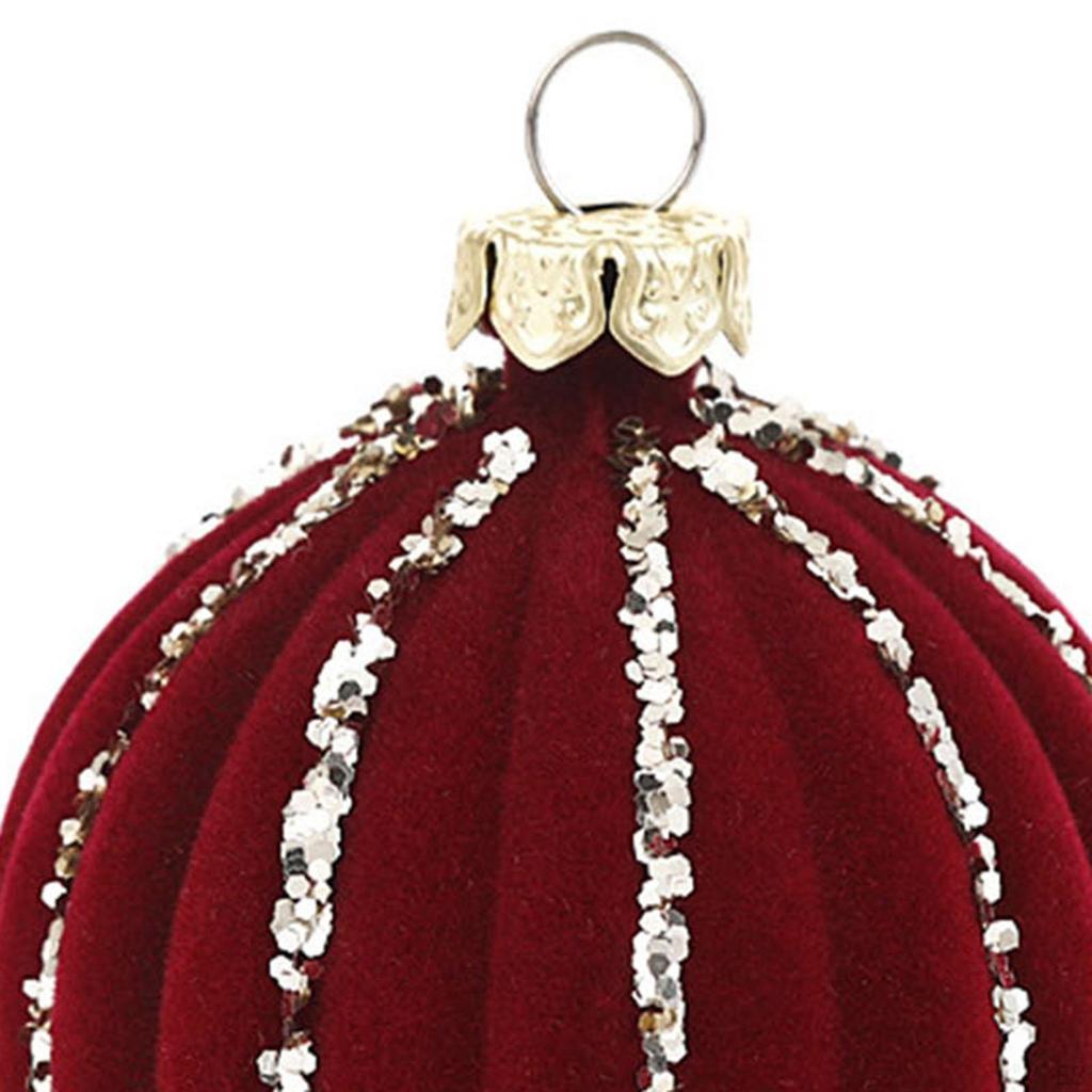 16 Stück Samt Weihnachtskugel Ornamente Dekoration Heimdekor Bruchsicher Dekorativ