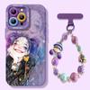 Clown woman Apple 17 mobile phone case iPhone16promax new 15pro dark purple 14 all-inclusive 13 silicone 2