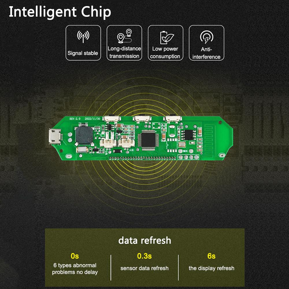 Car TPMS Automobile Accessories Tyre Temperature Monitor Tire Pressure Monitoring System 4 Sensors Solar/USB Powered Auto Security Alarm Systems