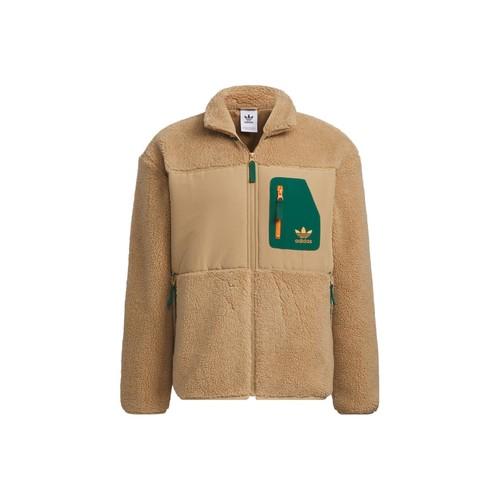 adidas Originals Loose-Fit Sports Jacket with Multiple Pockets for Men, Yellow S жёлтый