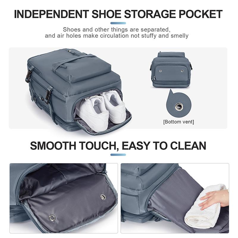 Extra Large Travel Backpack for Men Women,Person Item Flight Approved Scalable Carry On Backpack,Waterproof Camp Laptop Backpack