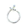 Great HERMES Ring Echapp MM Silver 925 Women Used