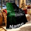 Custom Name Personalized Hannover 96 Football Print Blanket, Home Decor, Bedroom, Sofa, Camping, Couch, Gifts for Birthday Christmas