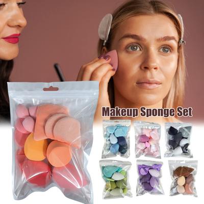 Kit de 14 esponjas de maquillaje para polvos, sin látex, para mezclar base y polvos líquidos.