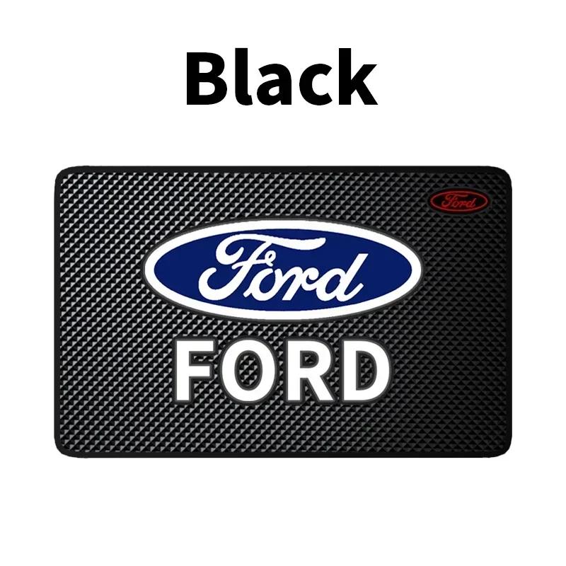 

Car Sticker 2026 Ford New 2025 Hot Car Ornament PVC Anti-Slip Mat Sticky Pad Dashboard For Ford Focus 2 MK2 3 MK3 MK4 ST Mondeo чорний
