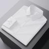 Men's Business Casual Long Sleeve Shirt Solid Color Wrinkle Resistant Comfortable All-Season Versatile Solid Color Top