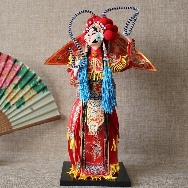 Chinese style Peking Opera dolls Silk doll Beijing special gifts Chinese cultural dolls Rag Beautiful Beijing Opera dolls