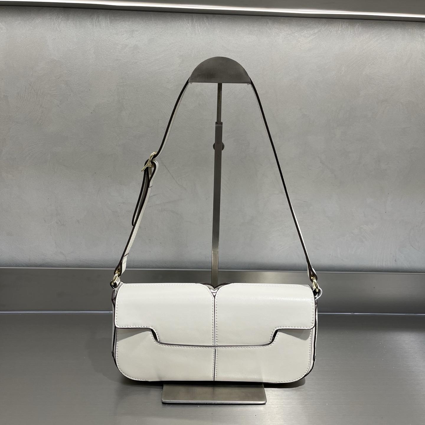 

Это популярная сумка для женщин 2025 года, новый стиль с нишевой текстурой, плетеная ручная сумка для подмышки, стильный мини-конверт красного цвета 25.5x5.5x12cm белый