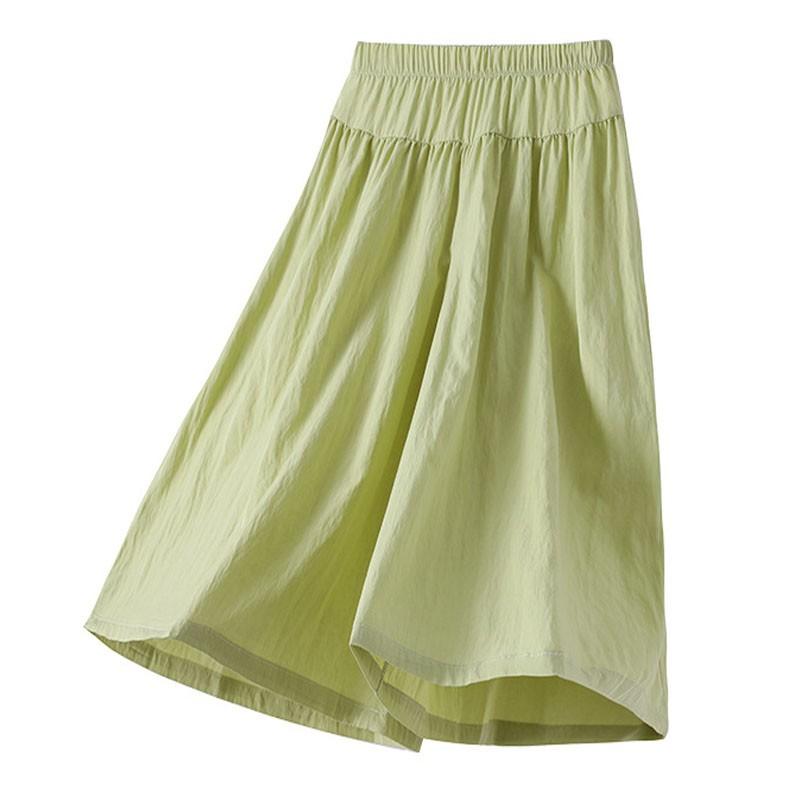 

Летние брюки для девочек, тонкие брюки-юбки длиной восемь дюймов для девочек, свободные повседневные и непринужденные длинные брюки 130