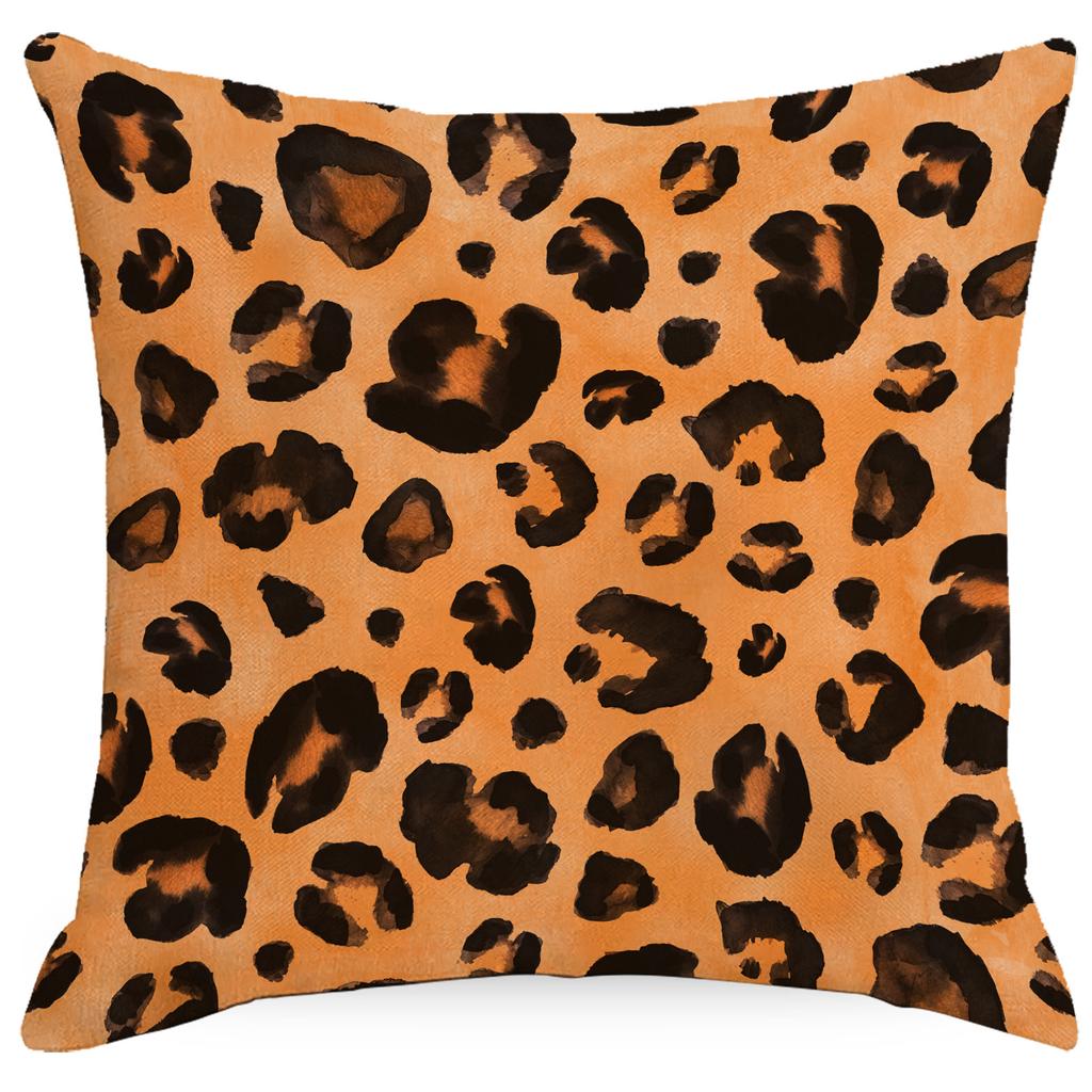 Leopard Spot Pillowcases Home Decoration Cushions Living Room Sofa Bedroom Headrest Nordic Style High-end Square Cushion Cover