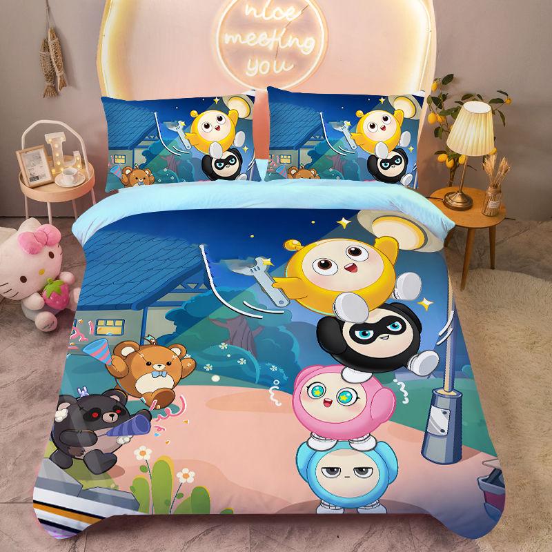Game Duvet Cover Pillowcase Eggy Party Bedding Set Adult Boy Girl Bedroom Decoration Children Single Double Large Size