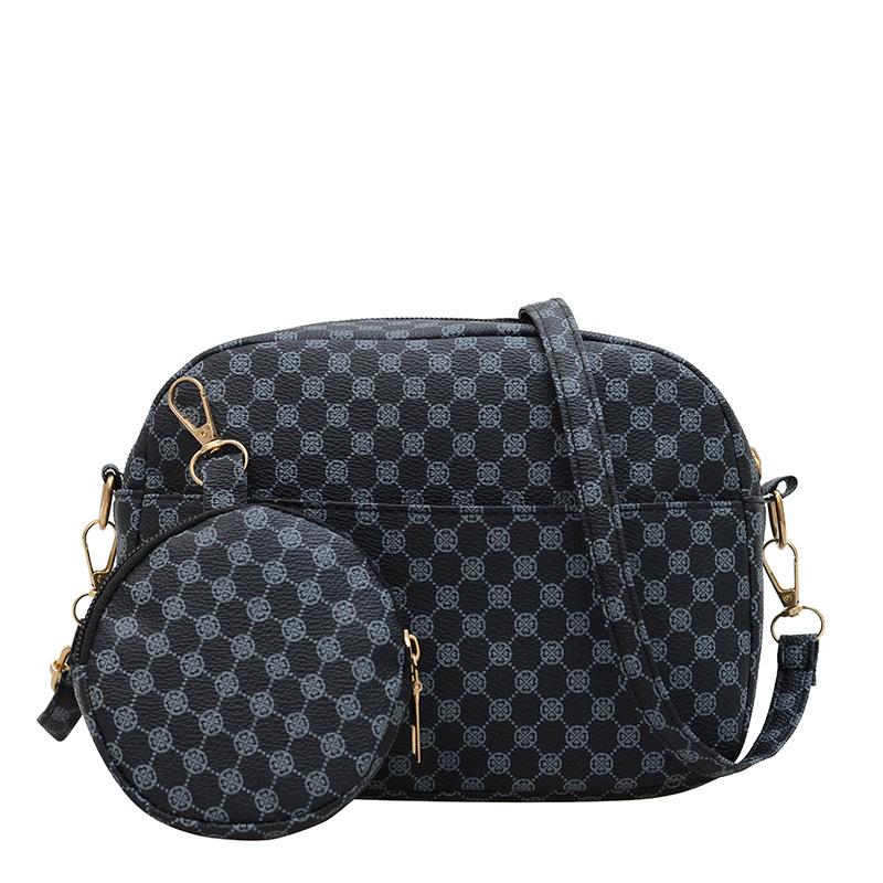 

Women s small square bag, new casual shoulder messenger bag, fashionable and simple, personalized and fashionable old flower new backpack. one size fits all