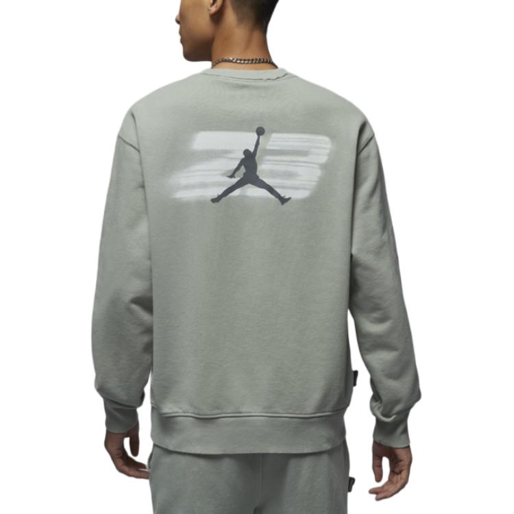 Jordan Fleece Crewneck Sports Sweatshirt Men sweatshirt Horizon-Green HV8950370