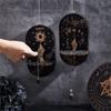 Crystal Black Sun Crystal Display Magic Bohemian Style Hand-Held Witch Supplies Wooden Pendants Pastoral Style Crystal Frame