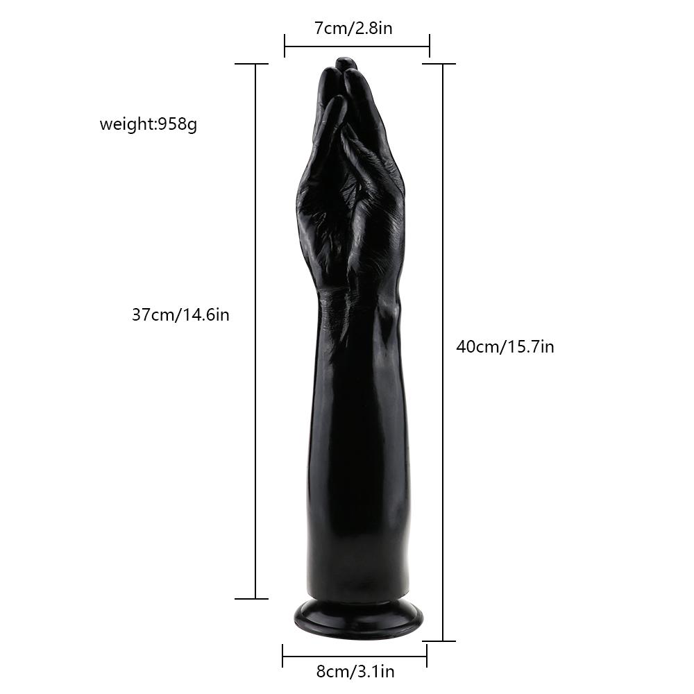 PVC Penis Anal Plug Simulation Arm BDSM 40cm Artificial Hand Anal Plug Vaginal Butt Dilator Unisex Anus Expander Big Dildo Female Masturbator Sex Toys