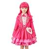 Set Rochie Cosplay Film Roz pentru Fete 2026 Costum de Spectacol Halloween pentru Copii Ținută Petrecere Fancy pentru Copii cu Geantă Potrivită Perucă