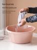 Large Plastic Laundry & Bath Basin for Dormitory & Home Use