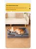 Waterproof, Wear-Resistant Dog & Cat Bed: Medium/Large Massage Sponge Sofa, Stain-Resistant Kennel.