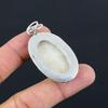 Daughters Day Deal 925 Sterling Silver Natural Rainbow Moonstone Wife Pendant
