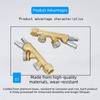 Copper Atomizing Sprayer Nozzle 4 Nozzles 4 Nozzles Spray Agriculture Spray Nozzle  Agriculture