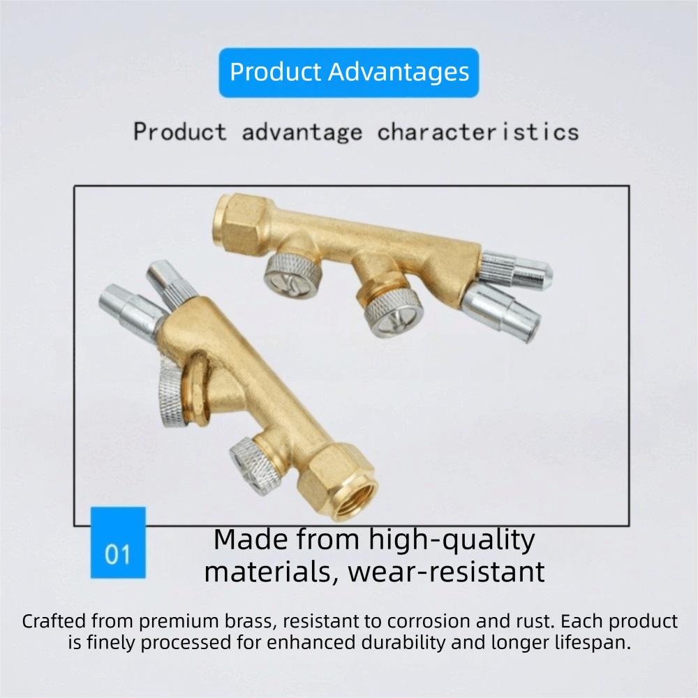 Copper Atomizing Sprayer Nozzle 4 Nozzles 4 Nozzles Spray Agriculture Spray Nozzle Agriculture