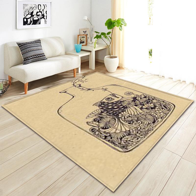 European Style Living Room Floor Mat Living Room Kitchen Foyer Carpet