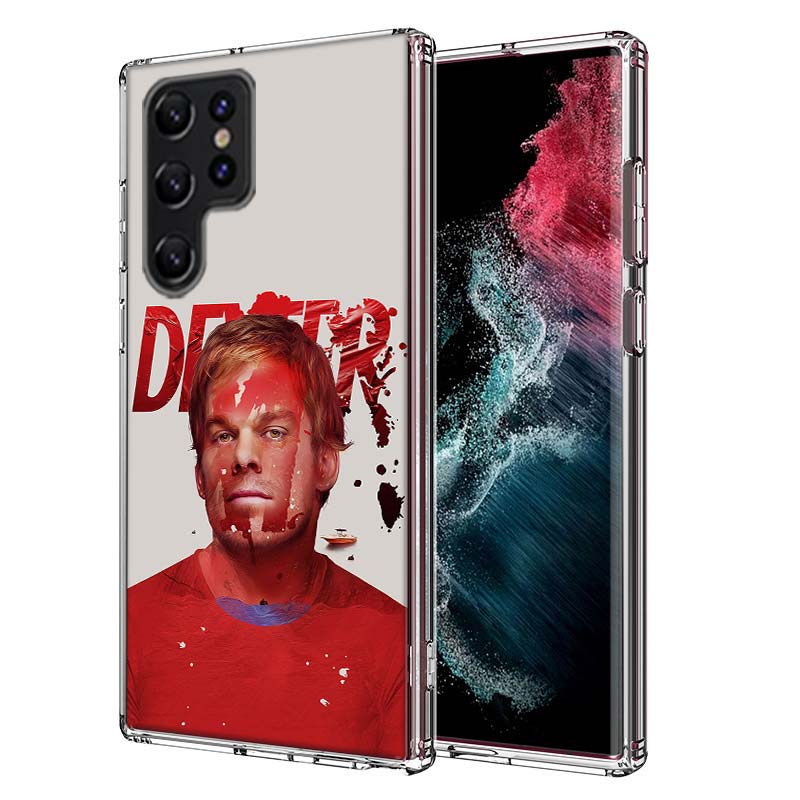 TV Show Dexter Morgan Capa Phone Case For Samsung S26 Ultra S25 Edge Galaxy S23 S21 S20 S24 FE S22 S10 Plus Cover Clear TPU Shel