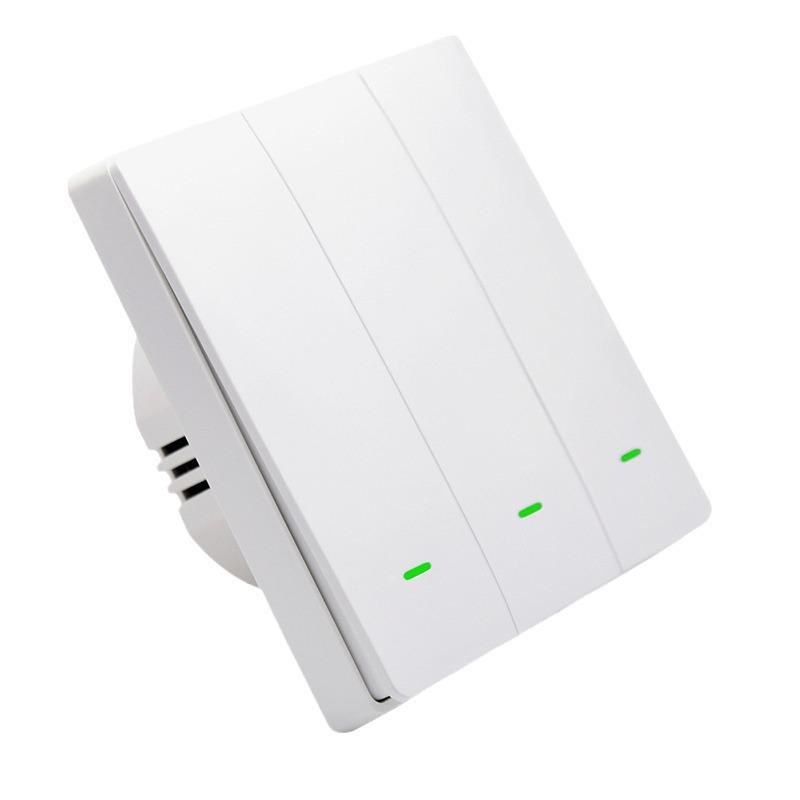 Smart WiFi Button & Wall Switch with Cross-Border RF and Alexa Voice Control