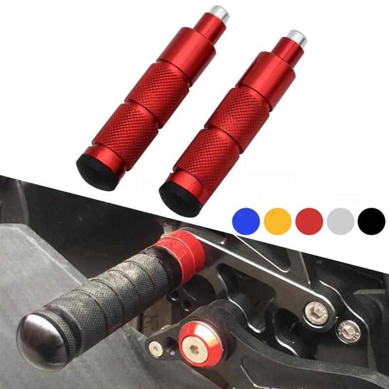 Universal Motorcycle Aluminum Footrests Foot Pegs Pedals Off-Road Platform Footpegs For Honda Kawasaki Yamaha KTM Suzuki