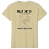 Funny Math Shirts for Unisex Unisex What Part of Dont You Understand Math Tops Gift for HerHim Math Physics TShirt Tops