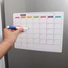 A Refrigerator Magnet ,Monthly And Weekly Planner, Magnetic Calendar Sticker, Soft Note Message Board