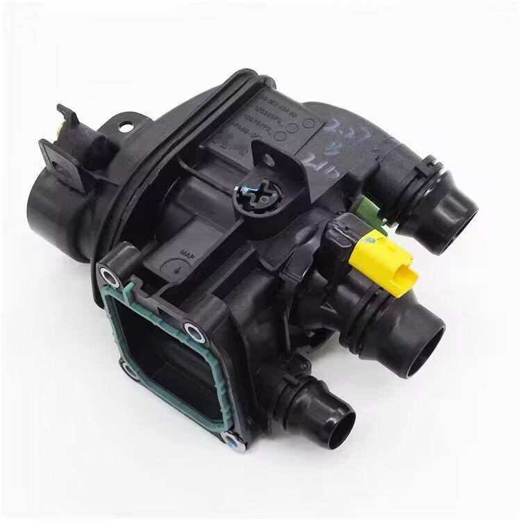 Engine Cooling Water Outlet Thermostat Assembly 9807198480 for Peugeot 208 308 408 3008 Citroen C3 C4 DS3 DS4 1.2T