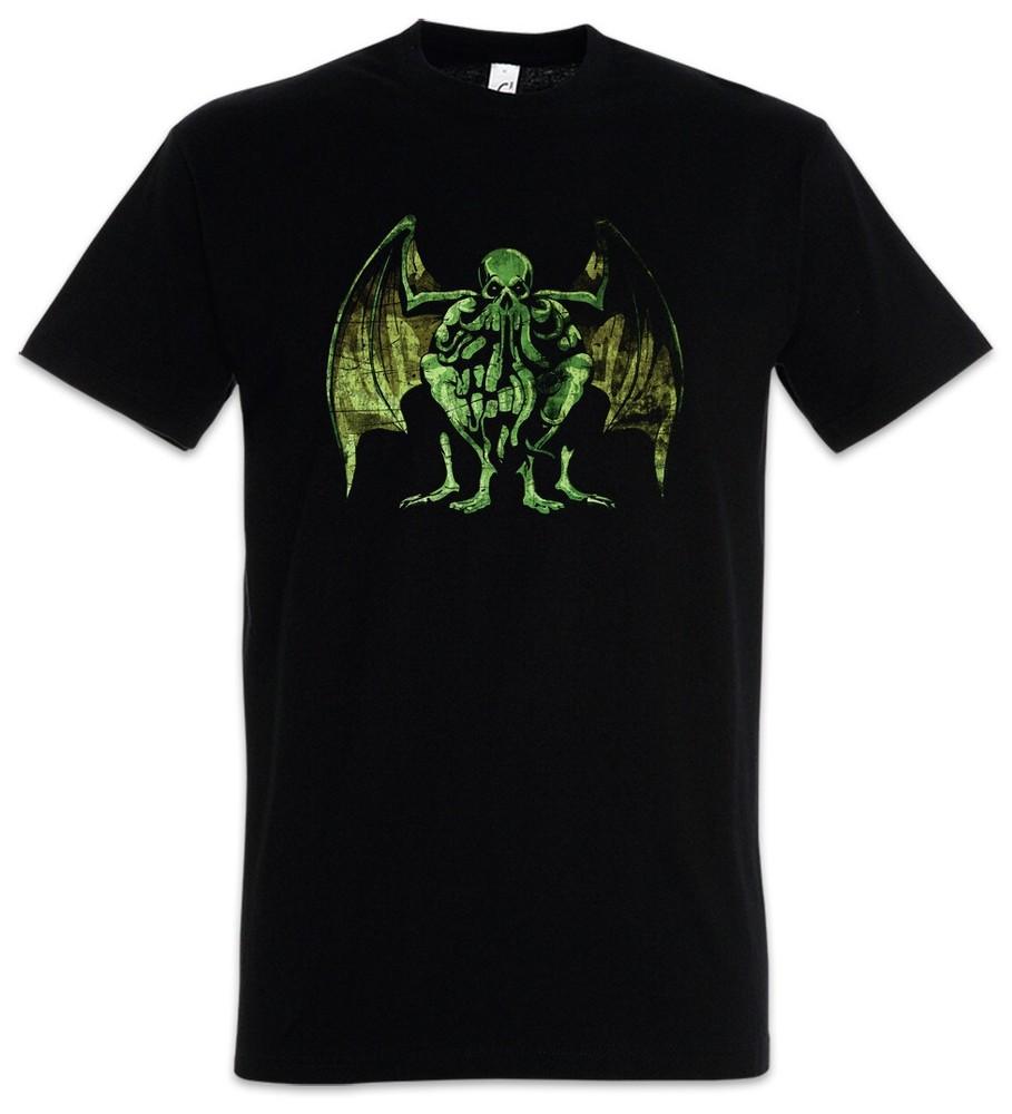 

Cthulhu XVII Men s T-Shirt Call Horror Arkham H. P. Lovecraft Miskatonic R LYEH XL