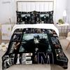 Eminem Hip-hop Singer Bedding Set Single Twin Full Queen King Size Polyester Bedroom Duvet Cover Aldult Kids Quilt Cover Set