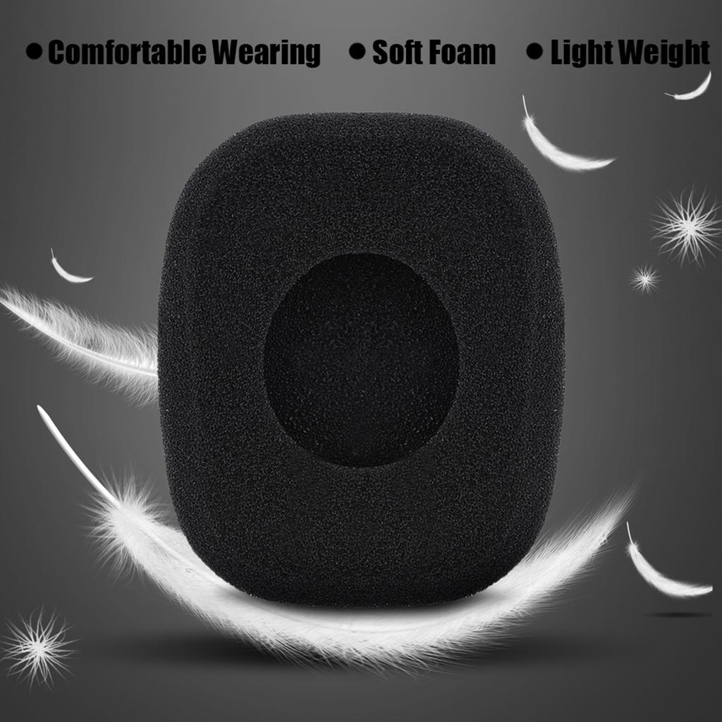 Square Foam Headphone Covers Breathable Headphone Earpads for Form2 2i LC8200