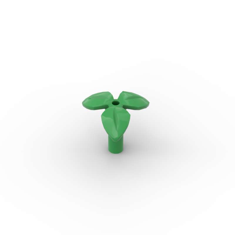 Non-Toxic Moc 10Pcs 37695 Handheld Trifolium Flower Plant Building Blocks Kit Grass Pot Part Bricks Particle Toys Children Birthday Gifts