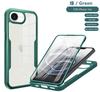360 Full Protection Case For iPhone 16e Clear Screen With Silicone Bumper TPU+PC Back Cover For iPhone 16 e iPhone16e 2025 Funda