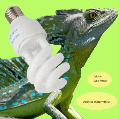Reptile UVB Heating Lamp Bulb13W/26W 110V/240V Calcium Supplement Lamps Bulbs Reptiles Box Lighting for Snakes Lizards Turtles