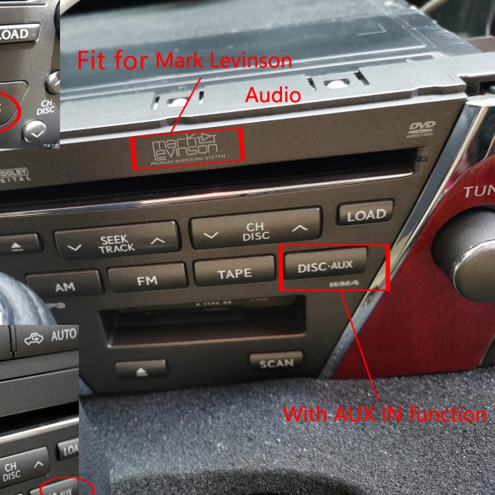 6Pin Car Radio BlueTooth AUX Cable For Lexus IS300/ES350/LX570 For Toyota Crown