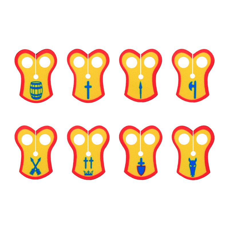 MOC Officer Cape Building Blocks Kit Medieval Lion Knights Figures Accessories Shawl Imitation Fur Cloak Bricks Toys Boys Gift