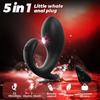 Night Sakura Silicone Waterproof Anal Plug with Microcurrent