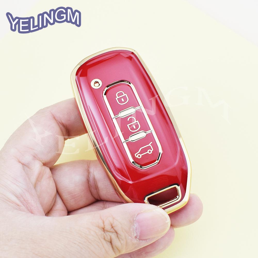 Shell Fob Tpu For Ford Territory Ev Protector Car Smart Remote Key Cover Case Bag Holder Accessories