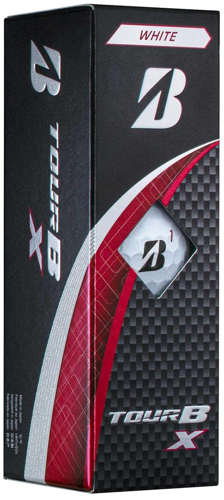BRIDGESTONE TOUR B X Golf Balls, 2024 Model, 12-Pack, White (B4WXJ)